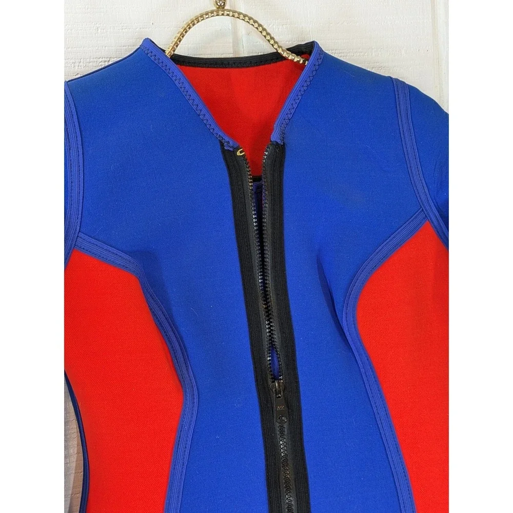 🌊Vintage White Stag 2-Piece Fully Reversible Wetsuit Jacket Set Long *PLS READ!